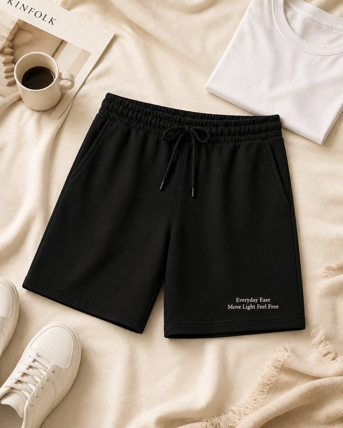 Everyday Ease Short Pants-Black-3