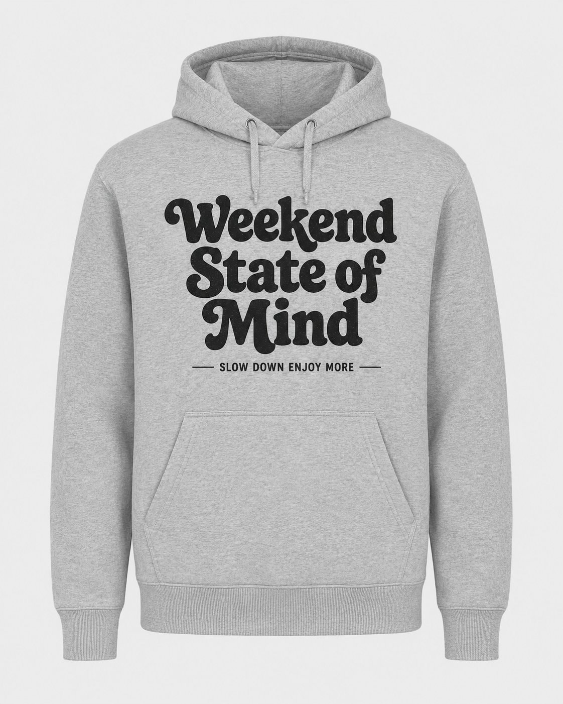 Weekend State of Mind Hoodie-Sport Grey-1