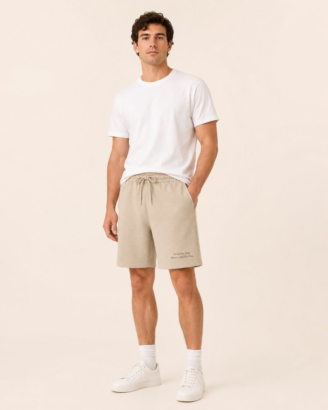 Everyday Ease Short Pants-Sand-4