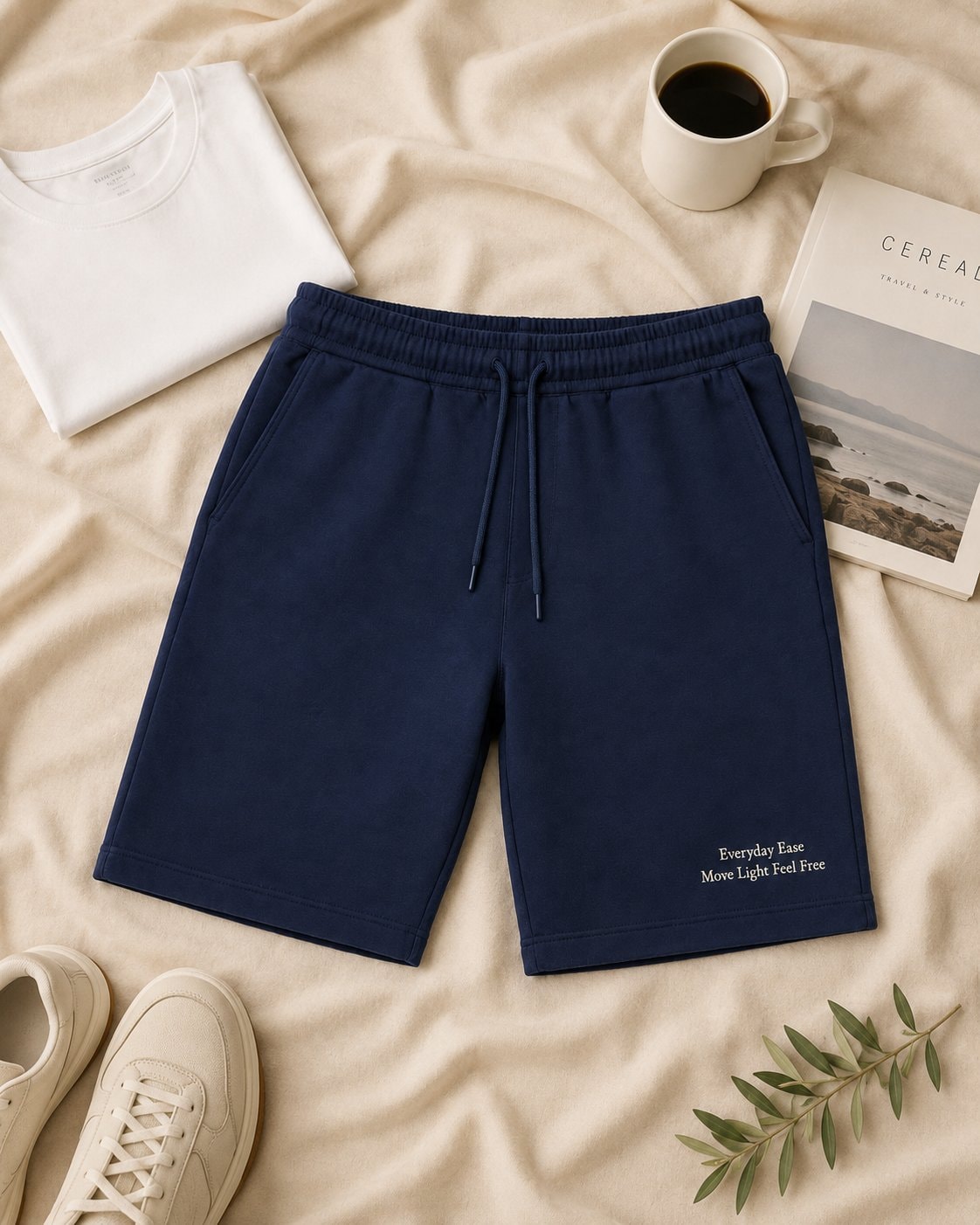 Everyday Ease Short Pants-Navy-3