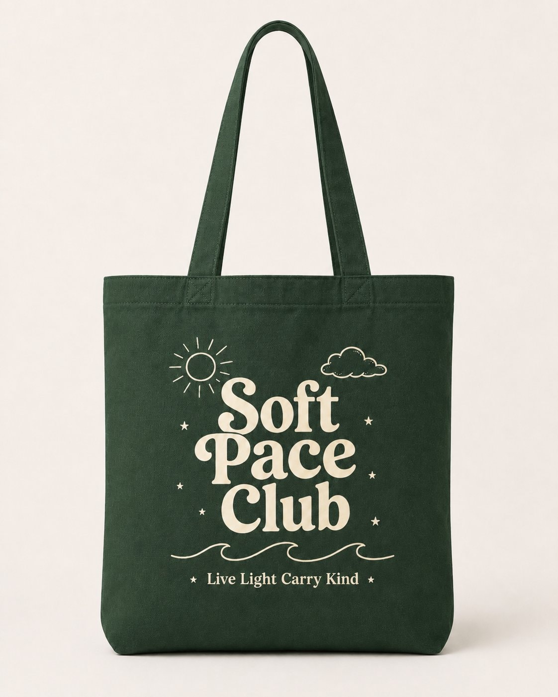 Soft Pace Everyday Tote Bag-Forest Green-1