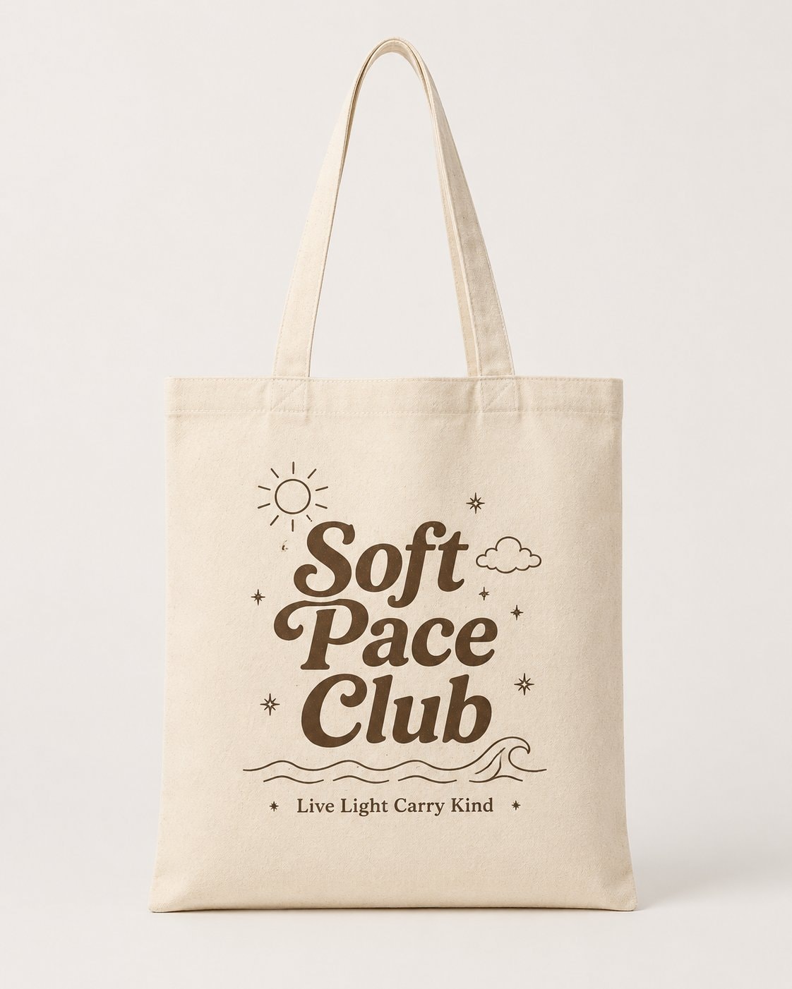 Soft Pace Everyday Tote Bag-Natural-1