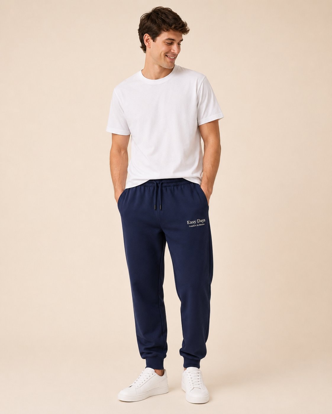 Easy Days Comfort Pants-Navy-4