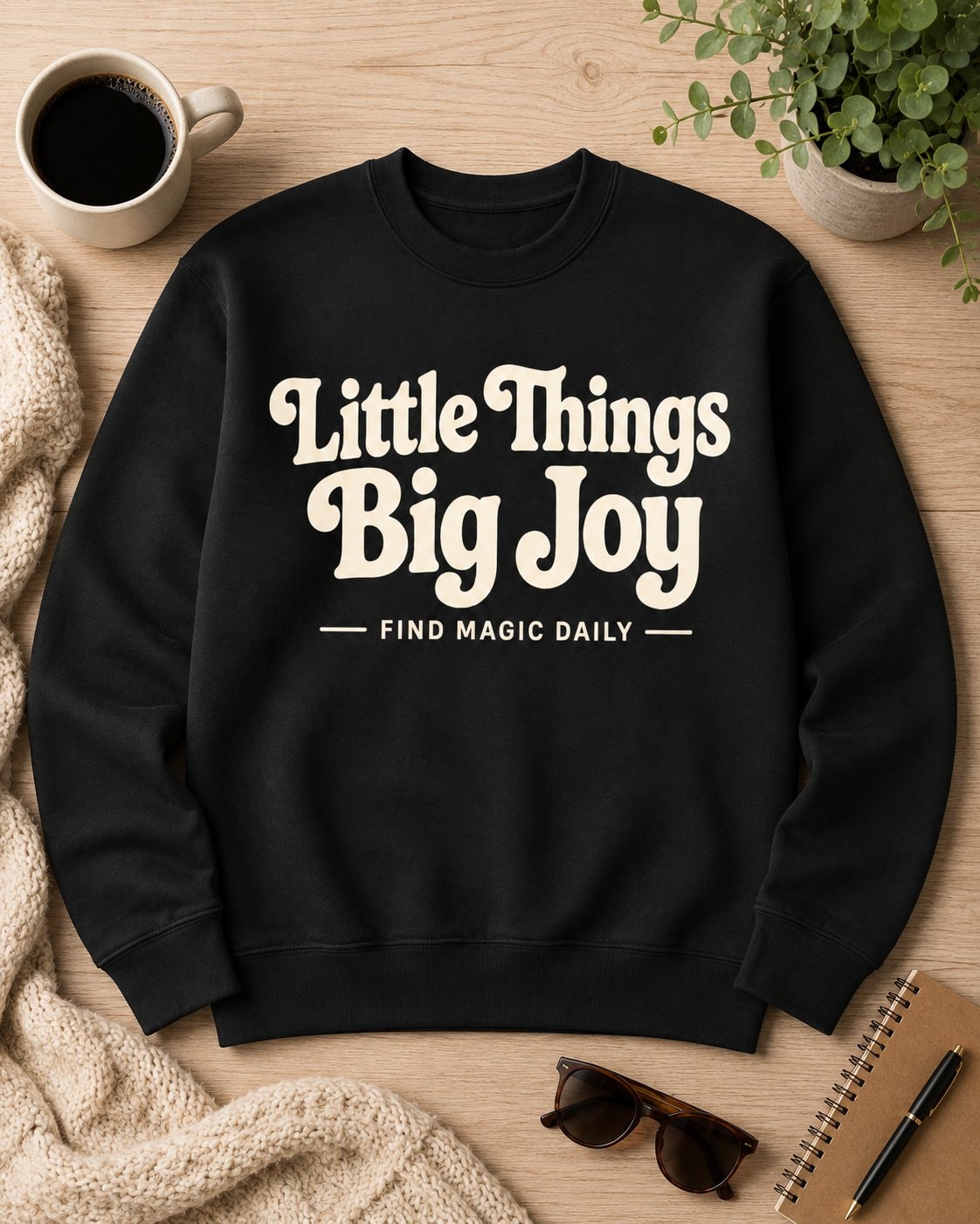 Little Things Big Joy Sweatshirt-3